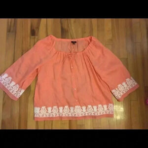 Talbots linen‎  top